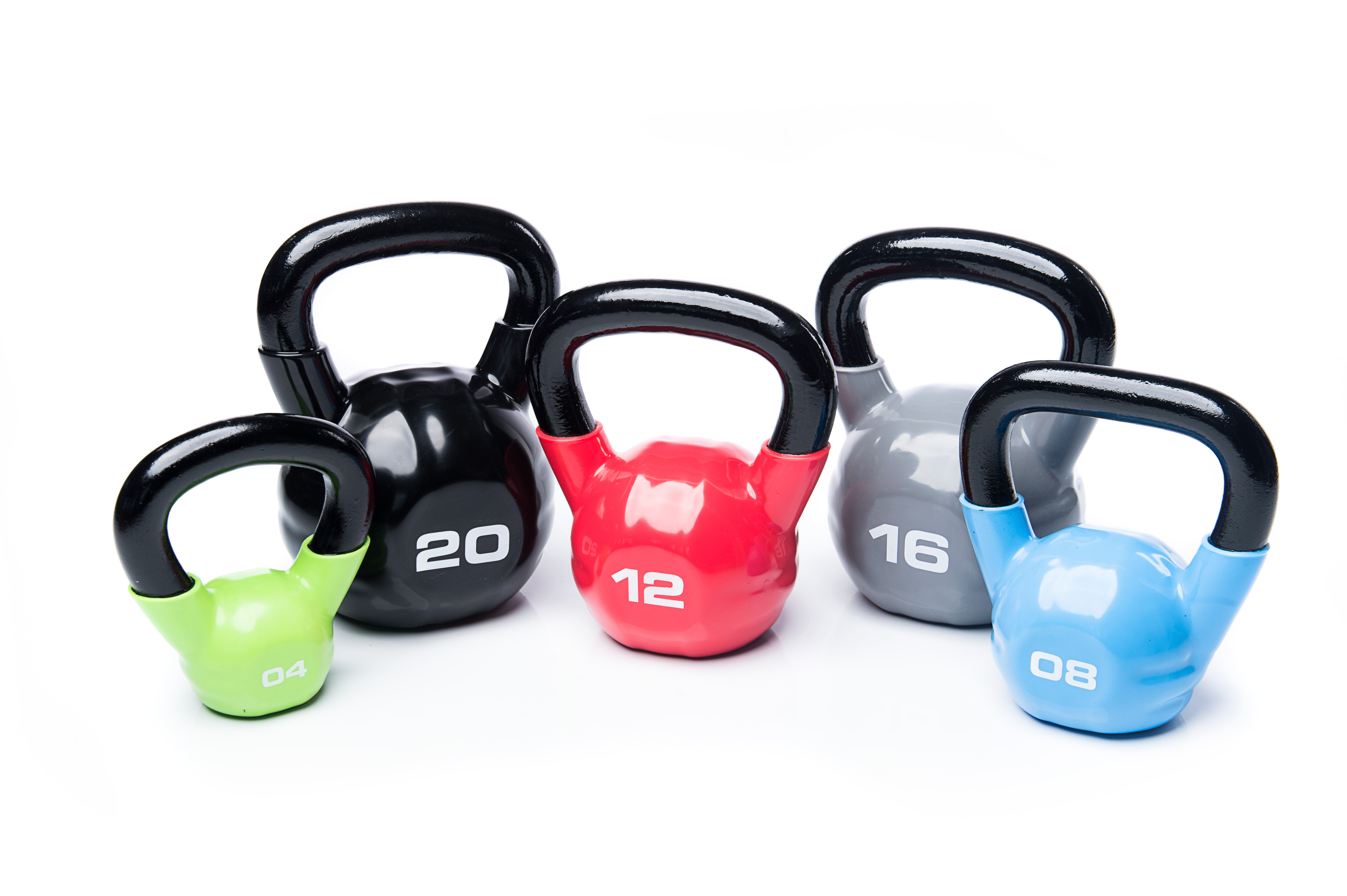 Escape Fitness Studio Vinyl Kettlebells